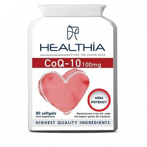 Healthia CoQ-10 100mg 90softgels