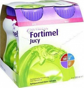 Nutricia Fortimel Jucy 4 x 200ml 800ml Apple