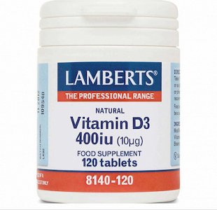 LAMBERTS Vitamin D 400iu 120tabs