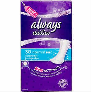 Always Panty Liners Normal 30pcs