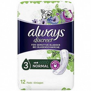 Always Discreet sanitary pads for incontinence Normal 12pcs