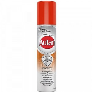 Autan protect Spray for protection against mosquitoes and tiger mosquitoes, stinging flies, ticks 100ml