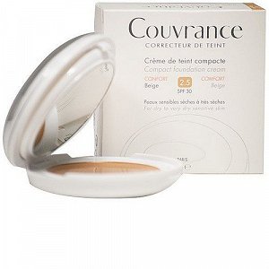 Avene Eau Thermale Couvrance Creme de Teint Compacte Confort Make Up Beige(2.5), 10g