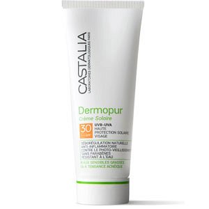 Castalia Dermopur Creme Solaire SPF30 40ml Sebum regulatory sunscreen cream