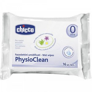 Chicco PhysioClean Wet Wipes 16pcs