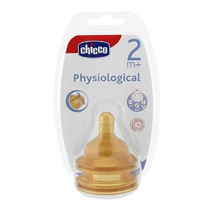 Chicco Rubber nipple, Adjustable flow 2m +