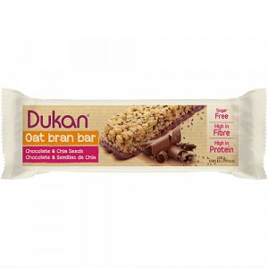 Dukan Oat Bars With Chocolate Coating And Chia Seeds 37g