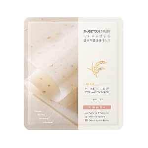 Thank You Farmer Rice Pure Glow Collagen Mask 4pcs