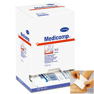 Hartmann Medicomp Fleece Pad Sterile 10x20cm 25x2pcs