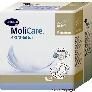 Hartmann Molicare Premium Soft Extra, Incontinence Diapers Extra Large, 14pcs