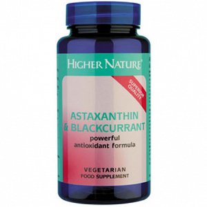Higher Nature Astaxanthin & Blackcurrant 90caps