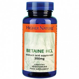 Higher Nature Betaine HCL 90caps