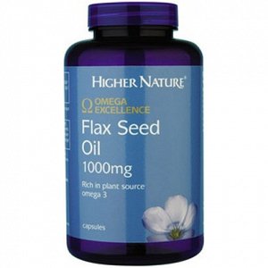 Higher Nature Organic Flax Seed Oil Caps 1000mg 60Caps