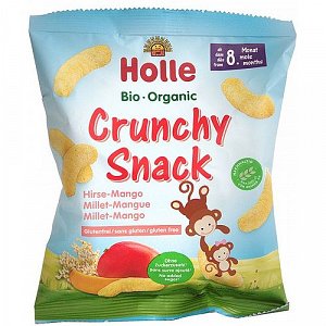 Holle Organic Crunchy Snack Millet-Mango 25g
