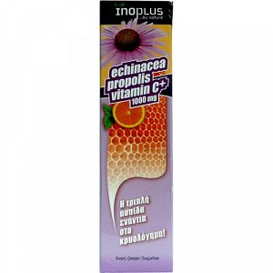 Inoplus Echinacea + Propolis + Vitamin C,  20eff.Tabs