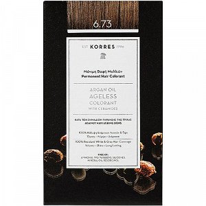 Korres Argan Oil Ageless Colorant - Νο 6.73 Golden Cocoa, 50ml