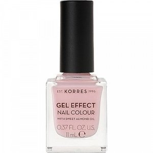 Korres Gel Effect Nail Color Nail Polish Νο 05 Candy Pink  11ml