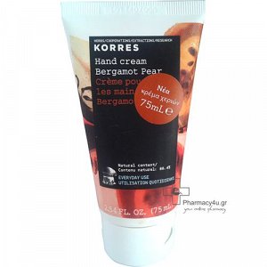 Korres Hand Cream Pear & Bergamot 75ml