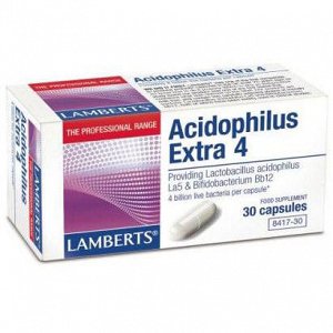 Lamberts Acidophilus extra 4 (milk free) 30caps