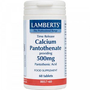 Lamberts Calcium Pantothenate 500mg 60tabs
