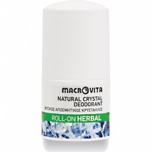 Macrovita Natural Deodorant Crystal Roll-On Herbal, 50ml