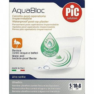 PiC Aquablock Anti-Bacterial 10x8cm 5pcs