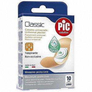 Pic Solution Classic Sticky Plasters Large 10pcs