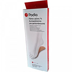 Podia Insoles 3/4 High Heels Large, 1 Pair
