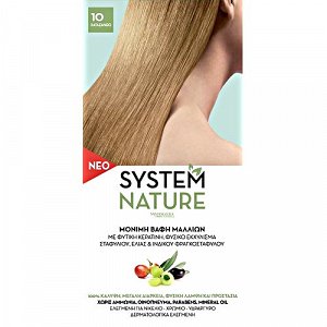 Santangelica System Nature Permanent Hair Dye, 10 Extra Light Blond
