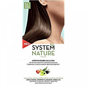 Santangelica System Nature Permanent Hair Dye, 6.1 Ash Dark Blond
