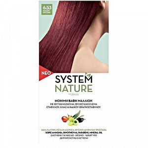 Santangelica System Nature Permanent Hair Dye, 6.53 golden mahogany