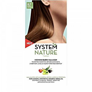 Santangelica System Nature Permanent Hair Dye, 8.7 blond sand