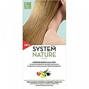 Santangelica System Nature Permanent Hair Dye, 9 very light blond
