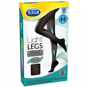 Scholl Light Legs Gradient Compression Tights 60Den Black Medium 1pair