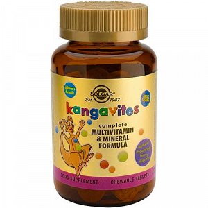 Solgar Kangavites Multivitamin & Mineral Formula Berry flavor 60chew.tabs