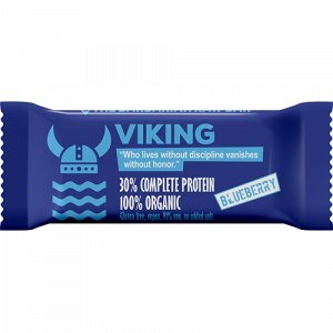 The Barbarian Raw Bar - Viking Organic Protein Bar Blueberry, 50g