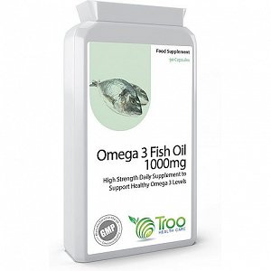 Troo Health Care, Omega 3 Fish Oil 1000mg, 90Caps