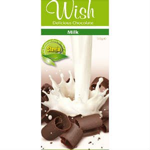 Wish Stevia Chocolate Milk, 50g
