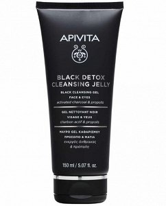 Apivita Black Detox Cleansing Jelly, 150ml