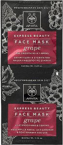 Apivita  Express Firming Face Mask with Grape 2χ8ml