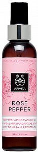 Apivita Rose Pepper Massage & Body Reshape Oil 150ml