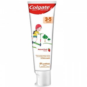 Colgate Kids Toothpaste with Natural Fruit Flavor 3-5 Years, 50ml