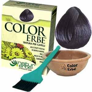 Color Erbe Herbal Dyeing Hair 34 Chestnut Dark Violet