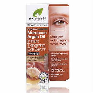 Dr Organic moroccan argan oil instant tightening eye serum 30ml