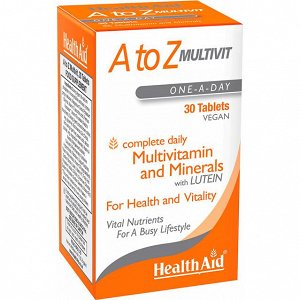 Health Aid A to Z multivitamins 30Tabs