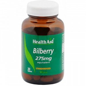 Health Aid Bilberry Extract 30V.Tabs