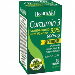 HealthAid Curcumin 3 600mg 30Tabs