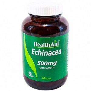 Health Aid Echinacea (Purpurea) 500mg 60V.Tabs