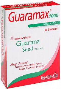 Health Aid Guaramax Guarana 1000mg 30Caps