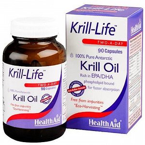 Health Aid Krill-life, Krill Oil 500mg Economy 90Caps